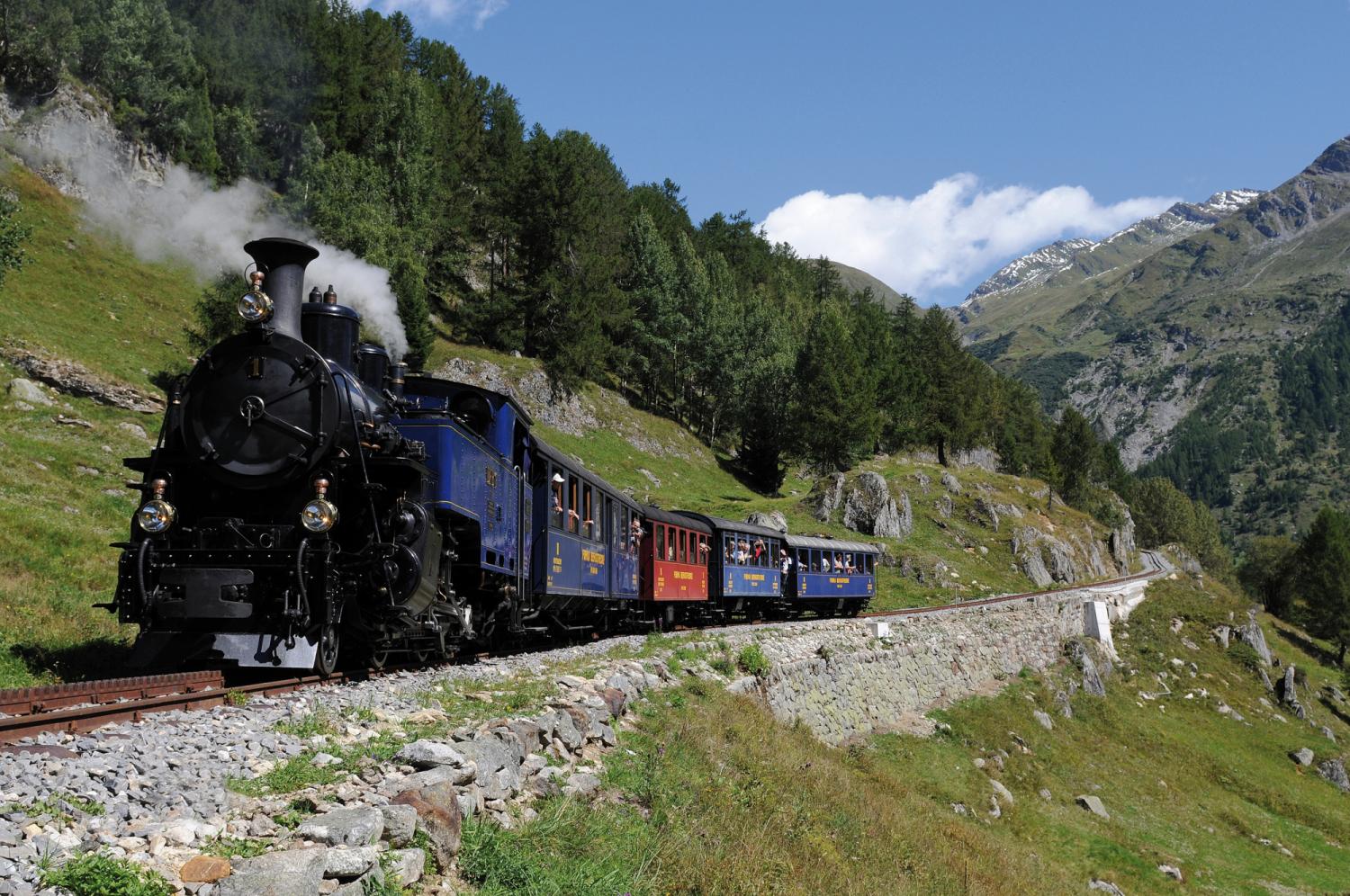 Tren de vapor Furka-Bergstrecke