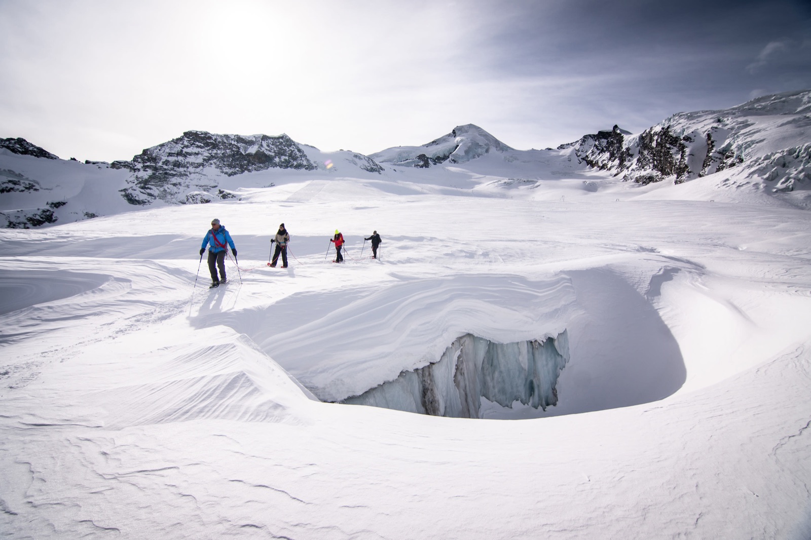 Excursión al glaciar del Trift en invierno