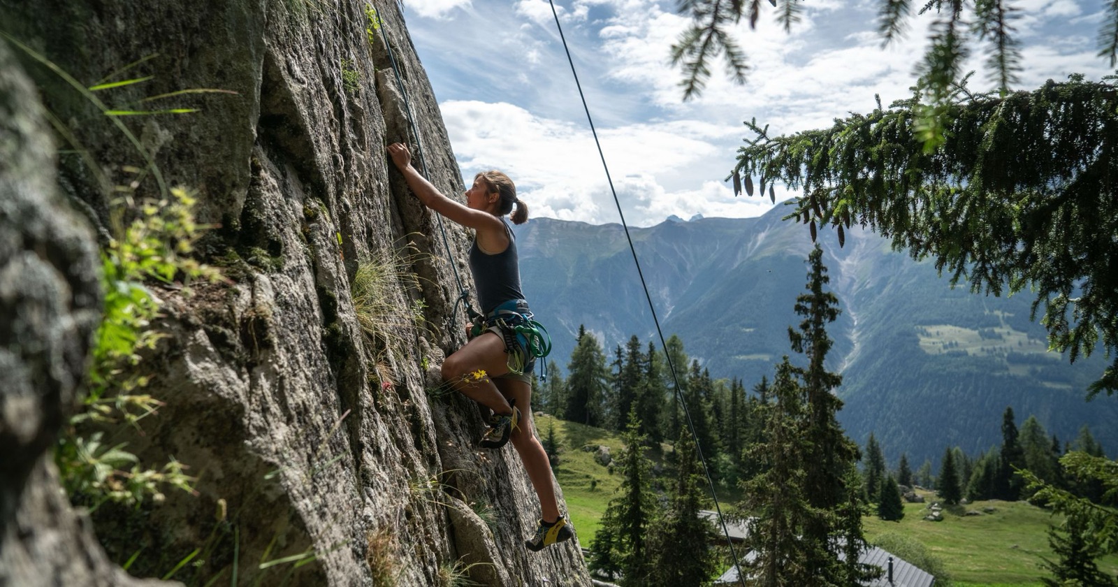 Escalada en roca en la Hohbalm