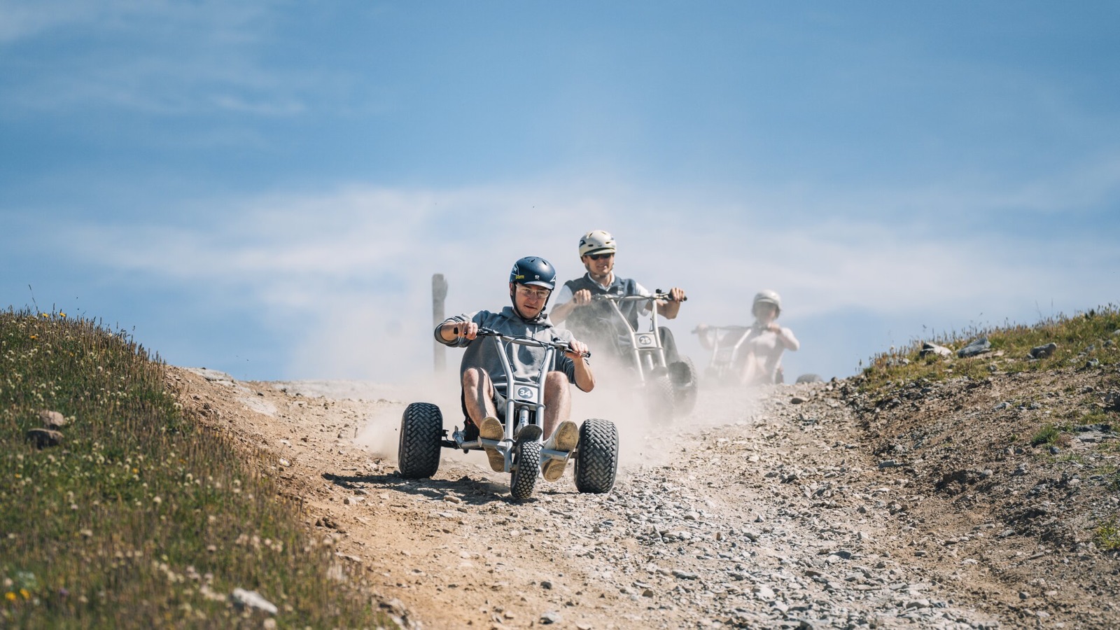 Mountaincart de Blauherd a Sunnegga