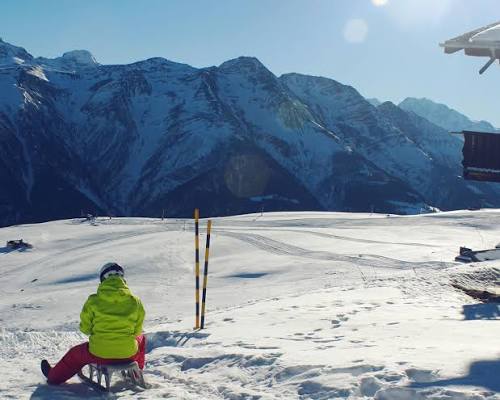Trineo de Fiescheralp a Lax