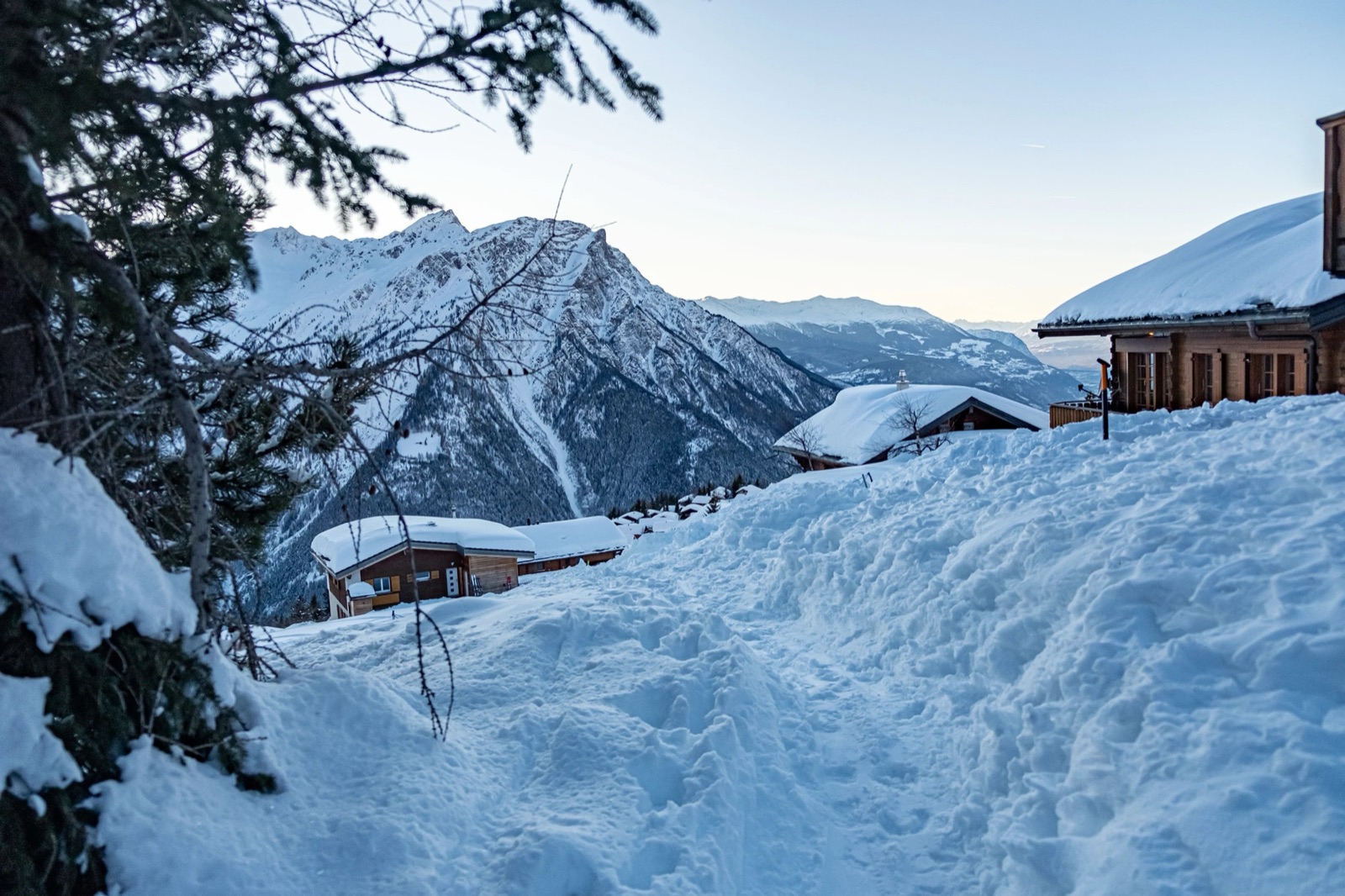Ruta con raquetas de nieve a Fleschboden