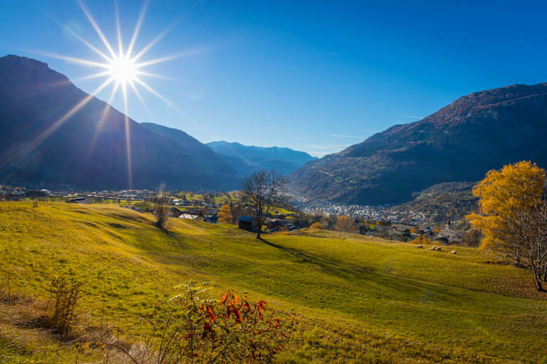 Senderismo en la Brigerberg
